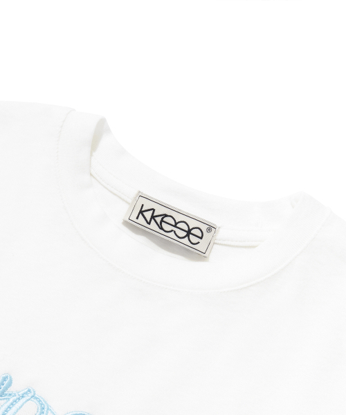 KKEEE（ケーケーイーイー）の「チェーンステッチスリム長袖Tシャツ（2カラー）（Tシャツ/カットソー・レディース・ブラック/アイボリー・FREE）」の10枚目の写真