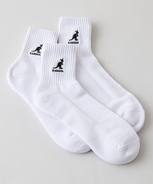 KANGOL | 【KANGOL/カンゴール】【絶妙なクォーター丈】3足組 ソックス 足首丈 ミニマルデザイン 3Pセット 靴下(ソックス/靴下)
