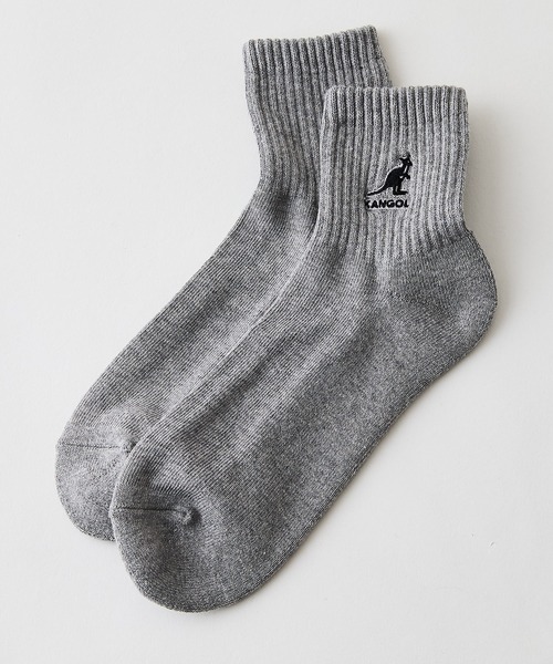 KANGOL(カンゴール)の「【KANGOL/カンゴール】【絶妙なクォーター丈】3足組 ソックス 足首丈 ミニマルデザイン 3Pセット 靴下(ソックス/靴下・メンズ・グレー/ホワイト・FREE)」の8枚目の写真