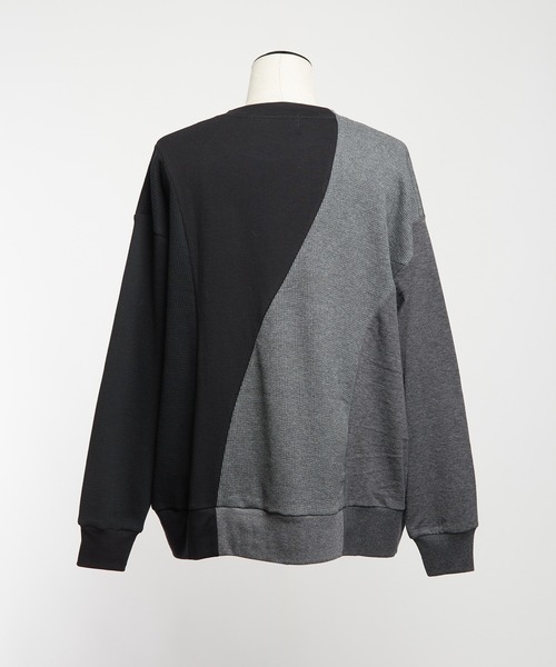 gomme(ゴム)の「ウェーブT(Tシャツ/カットソー・レディース・パープル/ブラック/チャコールグレー・MEDIUM)」の18枚目の写真