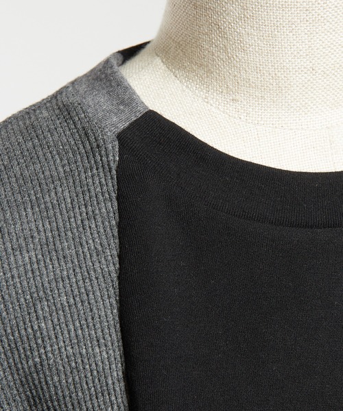gomme(ゴム)の「ウェーブT(Tシャツ/カットソー・レディース・パープル/ブラック/チャコールグレー・MEDIUM)」の20枚目の写真