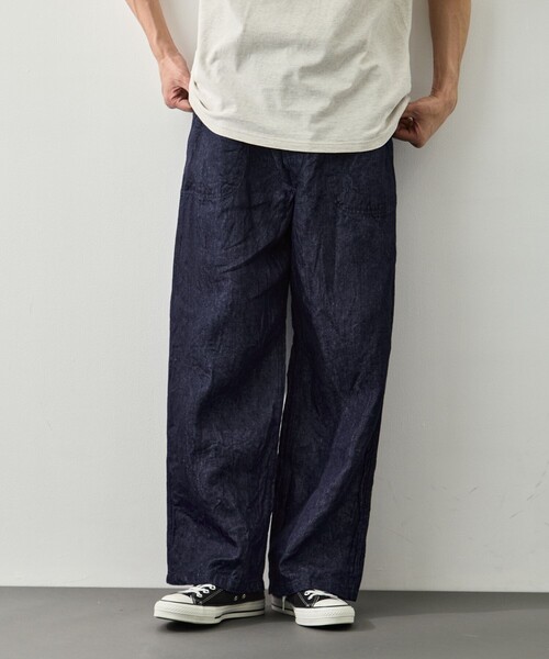 orSlow/オアスロウ】WWⅡ 40S U.S NAVY LINEN DENIM UTILITY TROUSERS