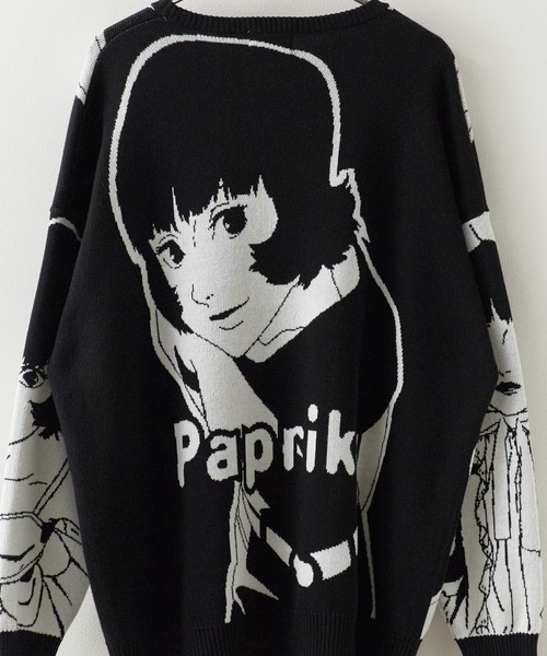 ROOPTOKYO（ループトウキョウ）の「Paprika Original Design Knit パプリカ オリジナルデザインニット 2026年 夏 夏服 秋服（ニット/セーター・メンズ・ブラック・S/M/L/XL）」の20枚目の写真
