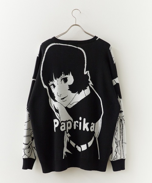 ROOPTOKYO（ループトウキョウ）の「Paprika Original Design Knit パプリカ オリジナルデザインニット 2026年 夏 夏服 秋服（ニット/セーター・メンズ・ブラック・S/M/L/XL）」の3枚目の写真