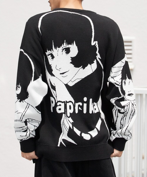 ROOPTOKYO（ループトウキョウ）の「Paprika Original Design Knit パプリカ オリジナルデザインニット 2026年 夏 夏服 秋服（ニット/セーター・メンズ・ブラック・S/M/L/XL）」の14枚目の写真
