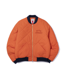 EXTRAORDINARY（エクストラオーディナリー）の「MEDIEVAL LOGO QUILTING JUMPER  ORANGE（ブルゾン）」