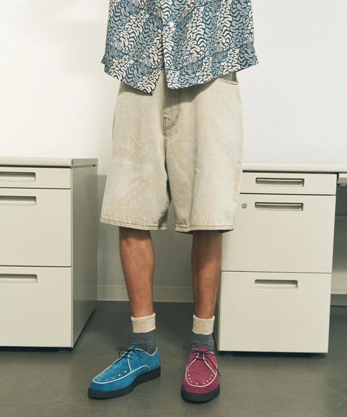 PHINGERIN(フィンガリン)の「【PHINGERIN】6 POCKET DENIM SHORTS LAZER(デニムパンツ・メンズ・ネイビー/ベージュ・L/M)」の5枚目の写真