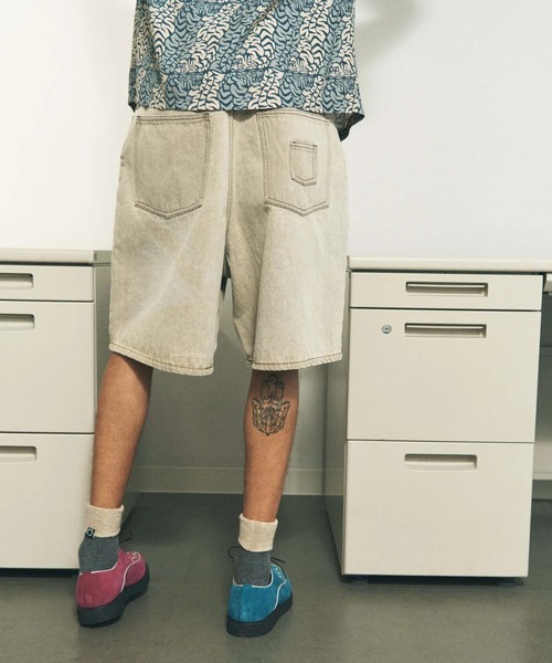 PHINGERIN(フィンガリン)の「【PHINGERIN】6 POCKET DENIM SHORTS LAZER(デニムパンツ・メンズ・ネイビー/ベージュ・L/M)」の7枚目の写真