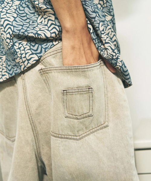 PHINGERIN(フィンガリン)の「【PHINGERIN】6 POCKET DENIM SHORTS LAZER(デニムパンツ・メンズ・ネイビー/ベージュ・L/M)」の8枚目の写真