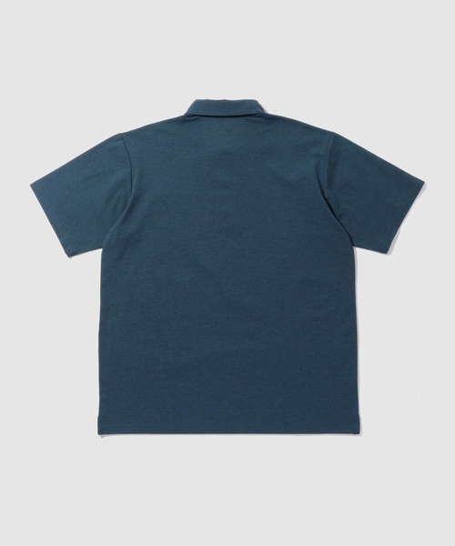NAVY(ネイビー)の「【SARARI /サラリ】冷感スラブカノコ ボタンダウン ポロシャツ(ポロシャツ・メンズ・スミクロ/ネイビー/オフホワイト/ブルーグリーン・S/XL/L/M)」の21枚目の写真