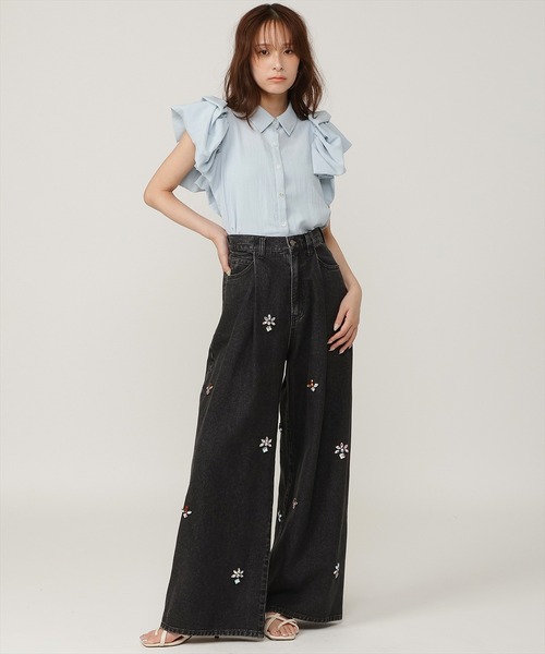AND COUTURE(アンドクチュール)の「バルーンスリーブブラウス(シャツ/ブラウス・レディース・ブラック/ブルー/オフホワイト/レッド・FREE)」の22枚目の写真