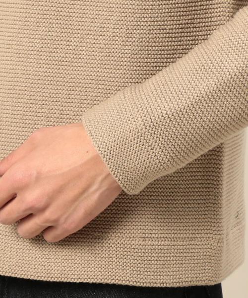 BEAUTY&YOUTH UNITED ARROWS(ビューティーアンドユースユナイテッドアローズ)の「BY コットン リンクス チューブ ニット MADE IN JAPAN◆(ニット/セーター・メンズ・その他1/ベージュ/ネイビー・MEDIUM/LARGE/SMALL/X-LARGE)」の12枚目の写真