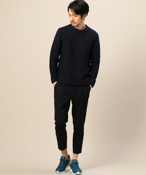 BEAUTY&YOUTH UNITED ARROWS(ビューティーアンドユースユナイテッドアローズ)の「BY コットン リンクス チューブ ニット MADE IN JAPAN◆(ニット/セーター・メンズ・その他1/ベージュ/ネイビー・MEDIUM/LARGE/SMALL/X-LARGE)」の17枚目の写真