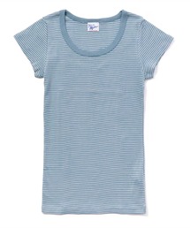 R.P.miller/ミラー パネルリブ半袖Tシャツ ラウンドネック 秋 秋服 2026年秋冬