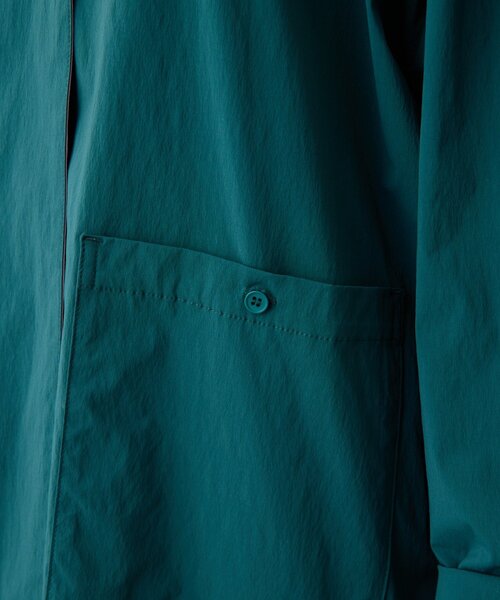ear PAPILLONNER(イアパピヨネ)の「ポロ襟配色シャツ【SUM1 STYLE】(シャツ/ブラウス・レディース・キャメル/グリーン・FREE)」の12枚目の写真