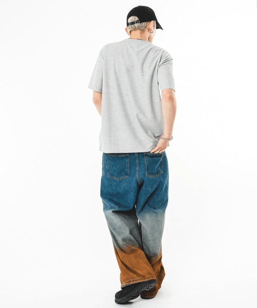 SHORT ROUND(ショートラウンド)の「SHORT ROUND/【26年春夏新作】ブリーチグラデーションデニムパンツ(デニムパンツ・メンズ・コバルトブルー・MEDIUM/LARGE)」の13枚目の写真