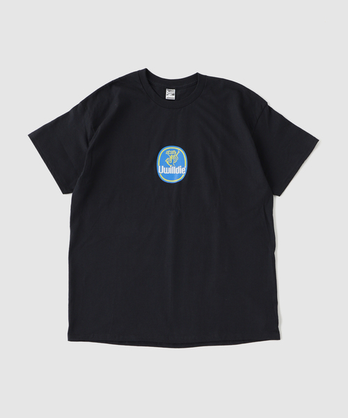 WISM(ウィズム)の「UWILLDIE / ユーウィルダイ REPUBLIC(Tシャツ/カットソー・メンズ・ブラック・X-LARGE/LARGE/MEDIUM)」の1枚目の写真