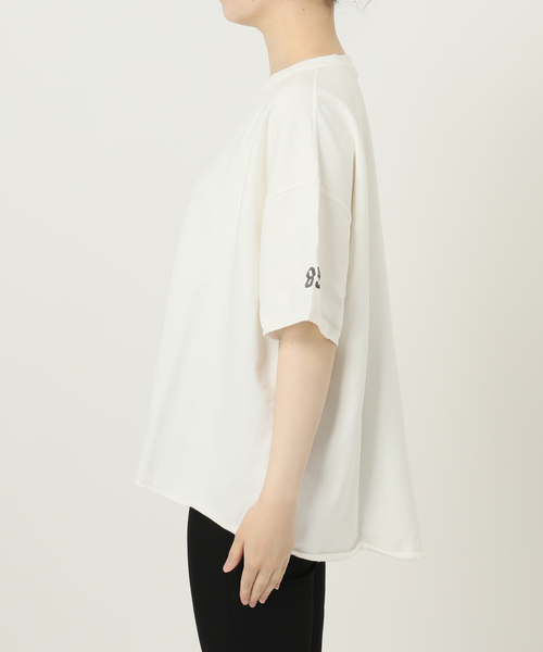 RIDING HIGH(ライディングハイ)の「別注【RIDING HIGH/ライディングハイ】インレーカットオフS/S TEE(Tシャツ/カットソー・レディース・ブラック系その他/パープル/ベージュ/ホワイト/ブルー・FREE)」の7枚目の写真