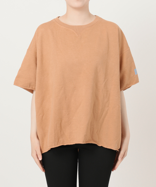 RIDING HIGH(ライディングハイ)の「別注【RIDING HIGH/ライディングハイ】インレーカットオフS/S TEE(Tシャツ/カットソー・レディース・ブラック系その他/パープル/ベージュ/ホワイト/ブルー・FREE)」の18枚目の写真