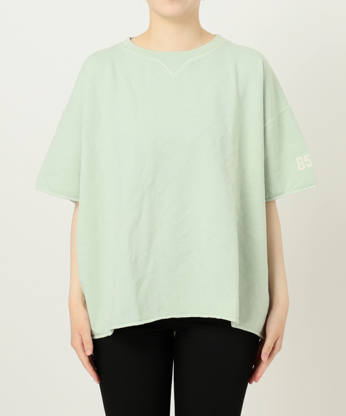 RIDING HIGH(ライディングハイ)の「別注【RIDING HIGH/ライディングハイ】インレーカットオフS/S TEE(Tシャツ/カットソー・レディース・ブラック系その他/パープル/ベージュ/ホワイト/ブルー・FREE)」の21枚目の写真