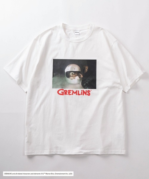 SlashDate（スラッシュデイト）の「【98】【GREMLINS/グレムリン】フォトプリント バックプリント クルーネックTシャツ/ワンポイント刺繍/ユニセックス/レディース/メンズ（Tシャツ/カットソー・メンズ・ホワイト系1/ブラック系3/ブラック系1/ブラック系2/ホワイト系3/ホワイト系2・L/M）」の16枚目の写真