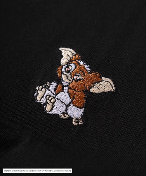 SlashDate（スラッシュデイト）の「【98】【GREMLINS/グレムリン】フォトプリント バックプリント クルーネックTシャツ/ワンポイント刺繍/ユニセックス/レディース/メンズ（Tシャツ/カットソー・メンズ・ホワイト系1/ブラック系3/ブラック系1/ブラック系2/ホワイト系3/ホワイト系2・L/M）」の11枚目の写真