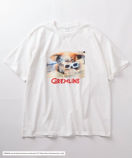 SlashDate（スラッシュデイト）の「【98】【GREMLINS/グレムリン】フォトプリント バックプリント クルーネックTシャツ/ワンポイント刺繍/ユニセックス/レディース/メンズ（Tシャツ/カットソー・メンズ・ホワイト系1/ブラック系3/ブラック系1/ブラック系2/ホワイト系3/ホワイト系2・L/M）」の13枚目の写真