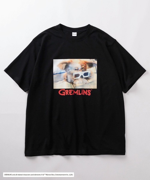 SlashDate（スラッシュデイト）の「【98】【GREMLINS/グレムリン】フォトプリント バックプリント クルーネックTシャツ/ワンポイント刺繍/ユニセックス/レディース/メンズ（Tシャツ/カットソー・メンズ・ホワイト系1/ブラック系3/ブラック系1/ブラック系2/ホワイト系3/ホワイト系2・L/M）」の14枚目の写真