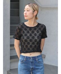 Ungrid | レースコンパクトTee(Tシャツ/カットソー)