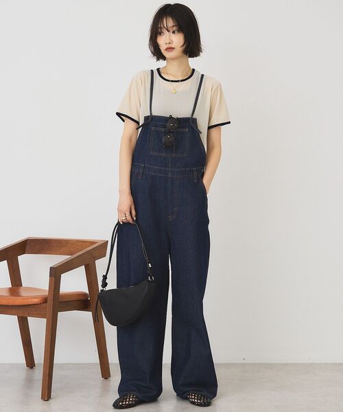 AMERICAN HOLIC(アメリカンホリック)の「シアーベロア配色プルオーバー(Tシャツ/カットソー・レディース・アイボリー/ネイビー/ブラウン・M/L)」の17枚目の写真