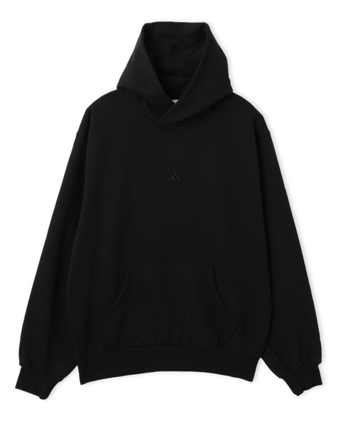 adidas(アディダス)の「adidas BASKETBALL FLEECE HOODIE / アディダス バスケットボール フリース フーディー(パーカー・メンズ・ブラック・S/M/L/XL)」の4枚目の写真