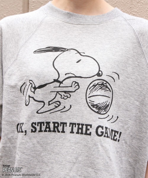 THE SHINZONE（ザ　シンゾーン）の「THE SHINZONE/シンゾーン　スヌーピー ハーフスリーブスウェット　PEANUTS HALF SLEEVE SWEATSHIRT　26MMSCU17（Tシャツ/カットソー・レディース・グレー/ライトブルー・FREE）」の8枚目の写真