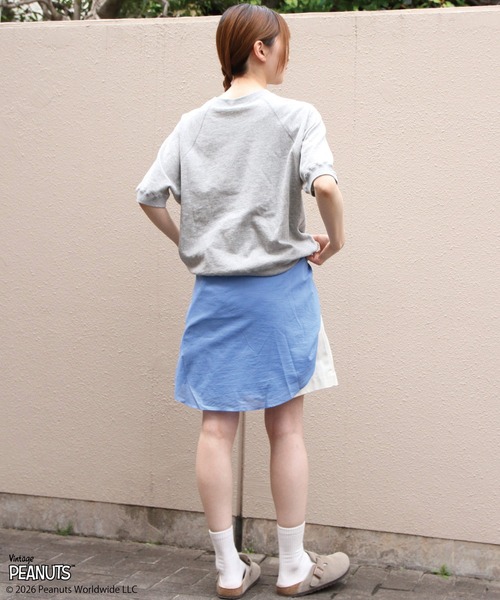 THE SHINZONE（ザ　シンゾーン）の「THE SHINZONE/シンゾーン　スヌーピー ハーフスリーブスウェット　PEANUTS HALF SLEEVE SWEATSHIRT　26MMSCU17（Tシャツ/カットソー・レディース・グレー/ライトブルー・FREE）」の14枚目の写真
