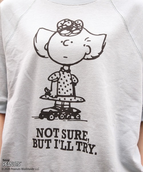 THE SHINZONE（ザ　シンゾーン）の「THE SHINZONE/シンゾーン　スヌーピー ハーフスリーブスウェット　PEANUTS HALF SLEEVE SWEATSHIRT　26MMSCU17（Tシャツ/カットソー・レディース・グレー/ライトブルー・FREE）」の15枚目の写真