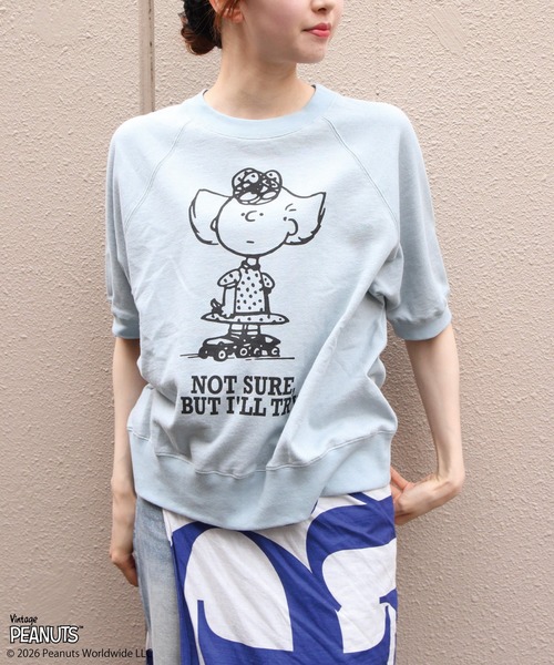 THE SHINZONE（ザ　シンゾーン）の「THE SHINZONE/シンゾーン　スヌーピー ハーフスリーブスウェット　PEANUTS HALF SLEEVE SWEATSHIRT　26MMSCU17（Tシャツ/カットソー・レディース・グレー/ライトブルー・FREE）」の17枚目の写真