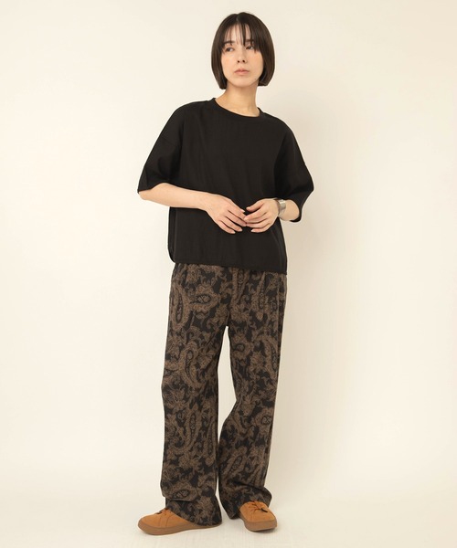 RNA-N(アールエヌエーエヌ)の「R4495 ジャカードトーンプリントパンツ(その他パンツ・レディース・アイボリー/グリーン/ブラック・FREE)」の13枚目の写真