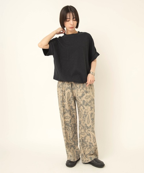 RNA-N(アールエヌエーエヌ)の「R4495 ジャカードトーンプリントパンツ(その他パンツ・レディース・アイボリー/グリーン/ブラック・FREE)」の20枚目の写真