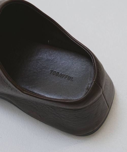 TODAYFUL（トゥデイフル）の「【TODAYFUL/トゥデイフル】Volume Sole Sabot/ボリュームソールサボ（その他シューズ・レディース・ダークブラウン/ブラック・38/37/36）」の10枚目の写真