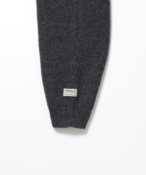 FFEIN(フェイン)の「【FFEIN(フェイン)】ナイロンブレンドクラシックヘンリーフードニット / フーディ ヘンリーネック ラグラン ニット ユニセックス(ニット/セーター・メンズ・オレンジ/チャコール/ブラウン/ライトグレー・SMALL/LARGE/MEDIUM)」の9枚目の写真
