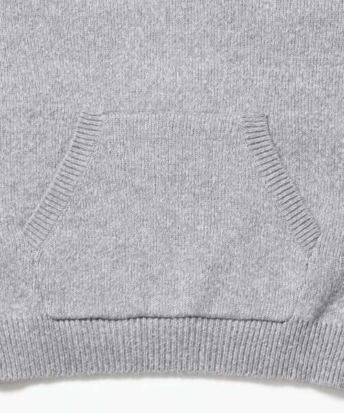 FFEIN(フェイン)の「【FFEIN(フェイン)】ナイロンブレンドクラシックヘンリーフードニット / フーディ ヘンリーネック ラグラン ニット ユニセックス(ニット/セーター・メンズ・オレンジ/チャコール/ブラウン/ライトグレー・SMALL/LARGE/MEDIUM)」の13枚目の写真