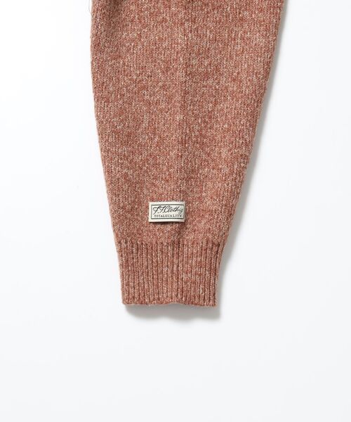 FFEIN(フェイン)の「【FFEIN(フェイン)】ナイロンブレンドクラシックヘンリーフードニット / フーディ ヘンリーネック ラグラン ニット ユニセックス(ニット/セーター・メンズ・オレンジ/チャコール/ブラウン/ライトグレー・SMALL/LARGE/MEDIUM)」の19枚目の写真