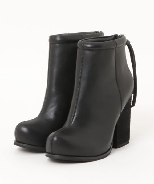 Jeffrey Campbell(ジェフリーキャンベル)の「ブロックヒールショートブーツ(ブーツ・レディース・ブラック・37)」の1枚目の写真