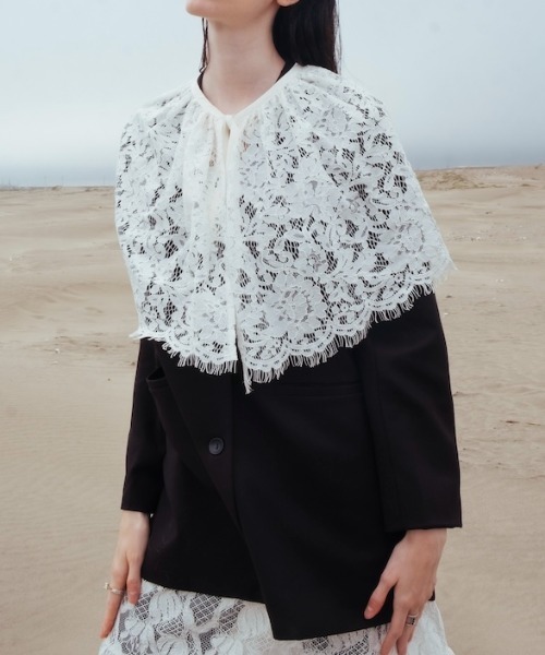 sahara（サハラ）の「【26AW PRE ORDER】Multiway Lace Collar Jacket