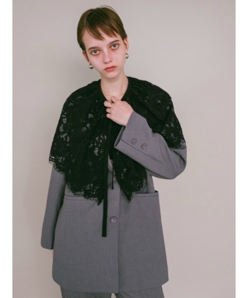 sahara（サハラ）の「【26AW PRE ORDER】Multiway Lace Collar Jacket