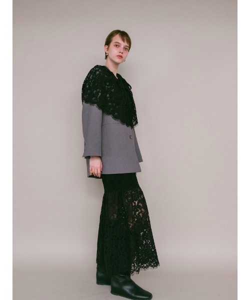 sahara（サハラ）の「【26AW PRE ORDER】Multiway Lace Collar Jacket