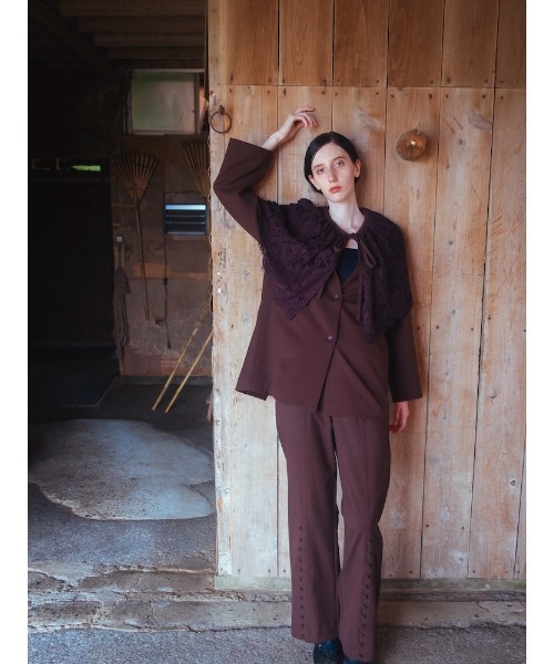 sahara（サハラ）の「【26AW PRE ORDER】Multiway Lace Collar Jacket