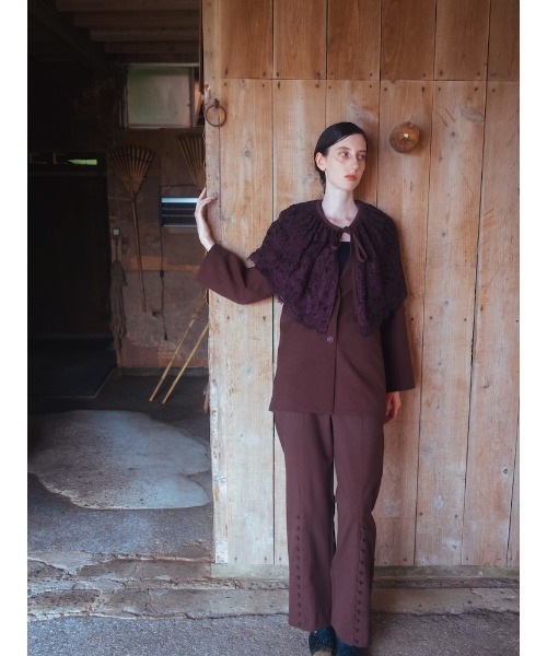 sahara（サハラ）の「【26AW PRE ORDER】Multiway Lace Collar Jacket