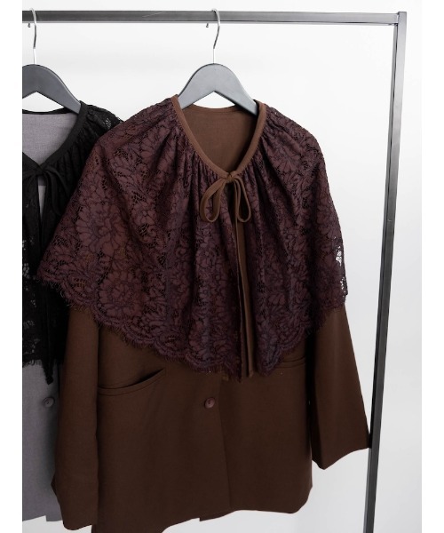 sahara（サハラ）の「【26AW PRE ORDER】Multiway Lace Collar Jacket