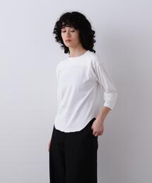 YLEVE（イレーヴ）の「YLEVE / COTTON RAYON PIGMENT DYE FOOTBALL PULLOVER（Tシャツ/カットソー）」