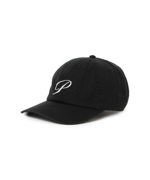 cabaret poval(キャバレーポバール)の「Cabaret Poval / P Logo 6-Panel Cap(キャップ・メンズ・ブラック・ONE SIZE)」の1枚目の写真